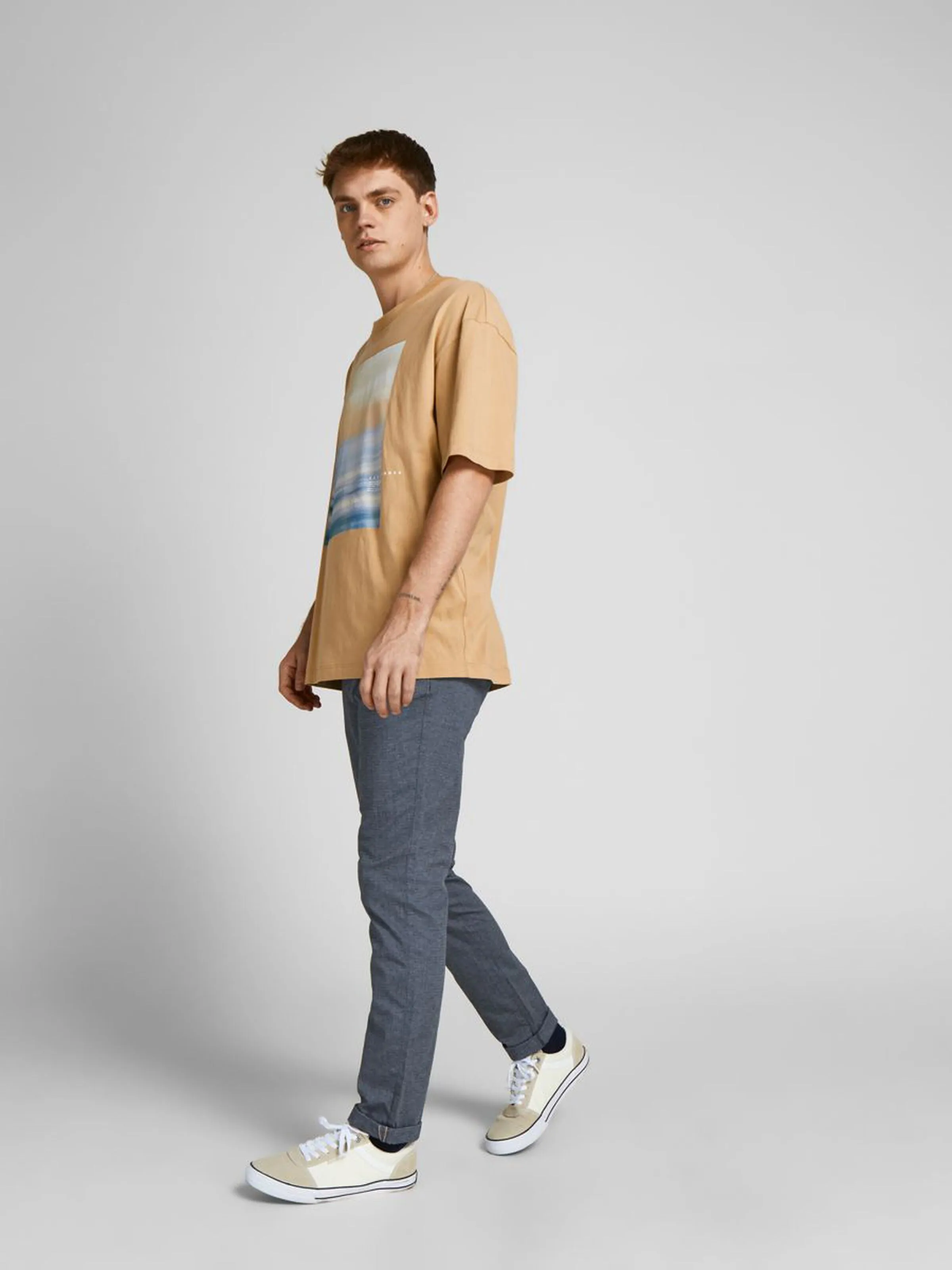 Marco Fury Faded Denim Chinos