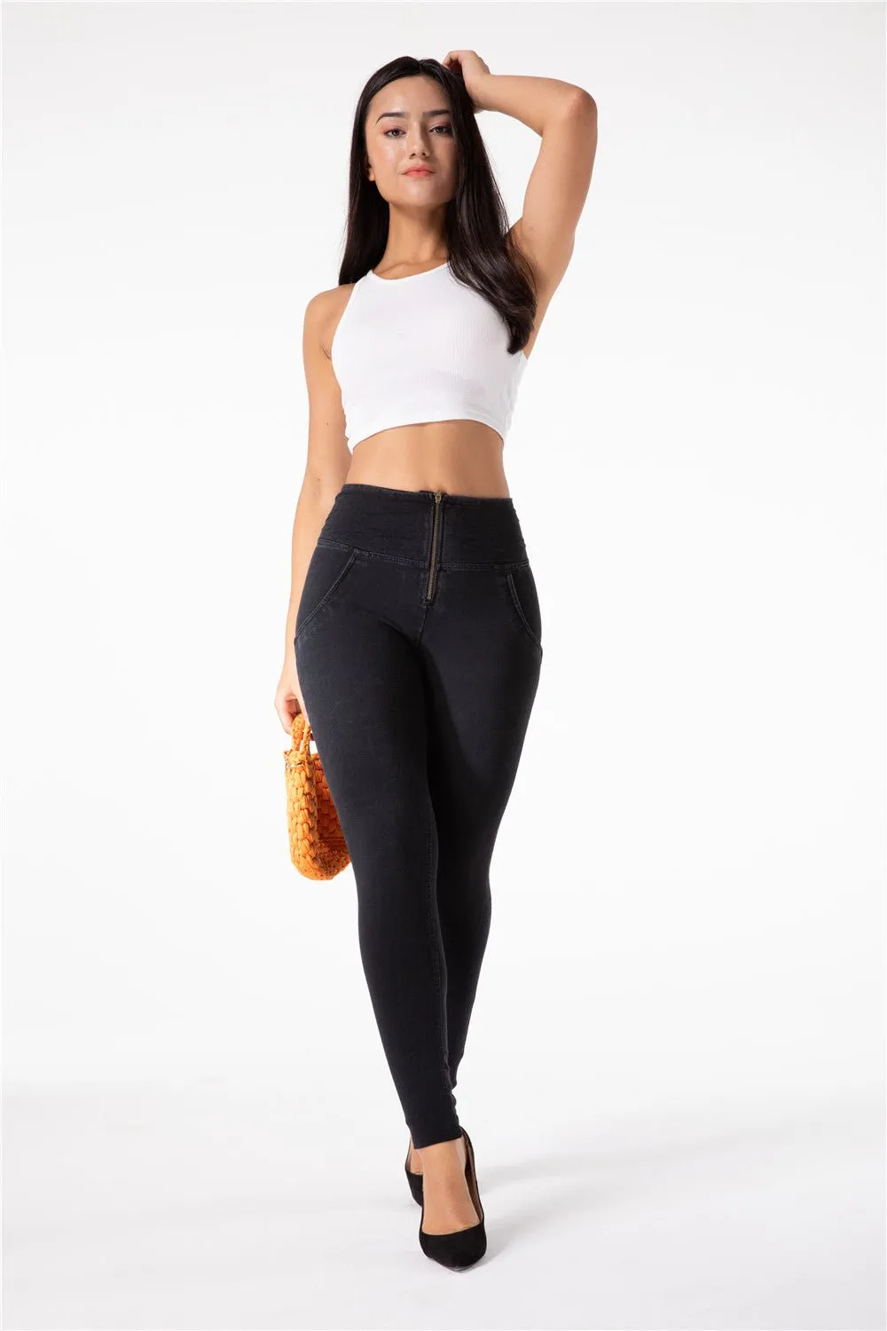 Melody Shaping Pants High Waist Black denim