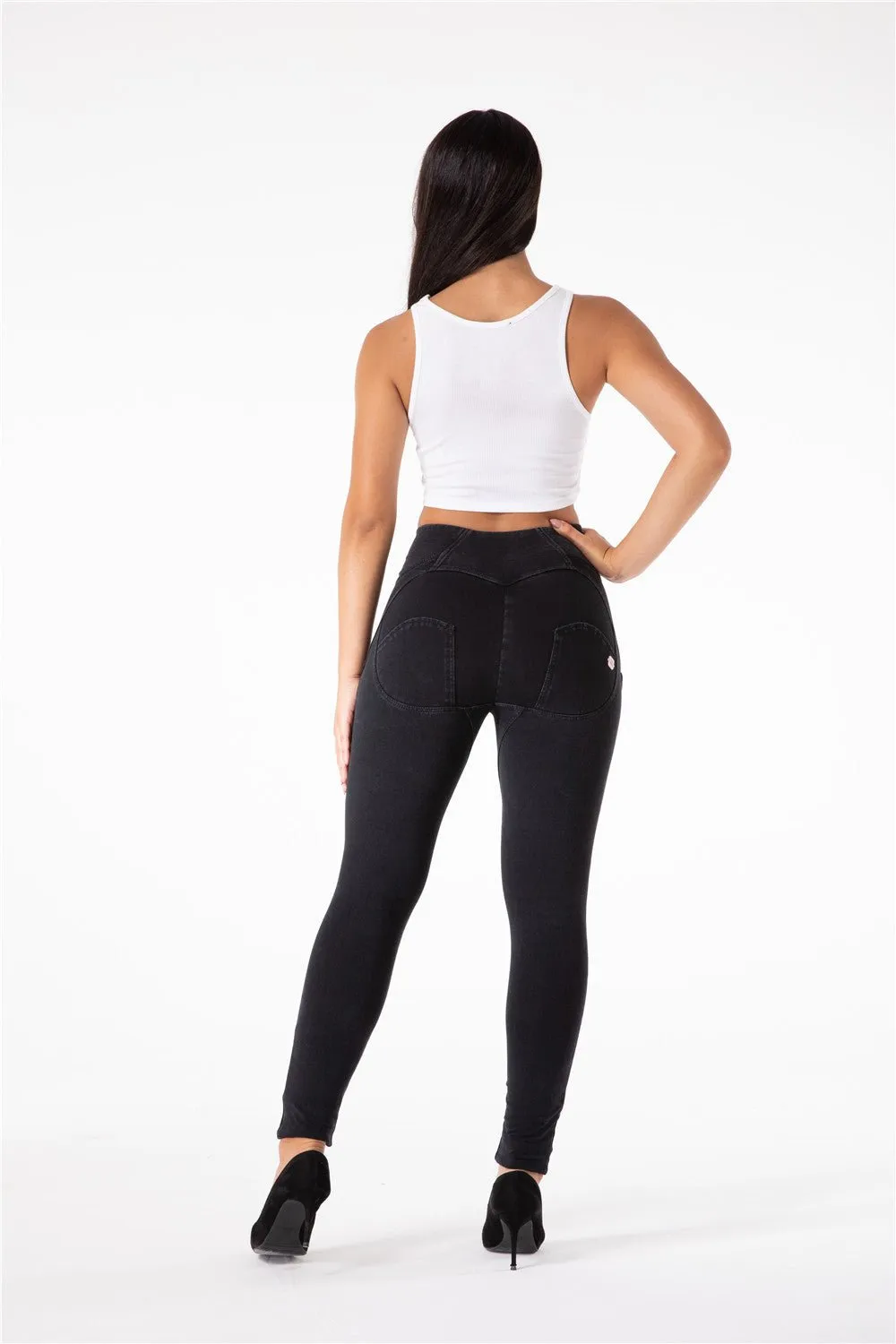 Melody Shaping Pants High Waist Black denim