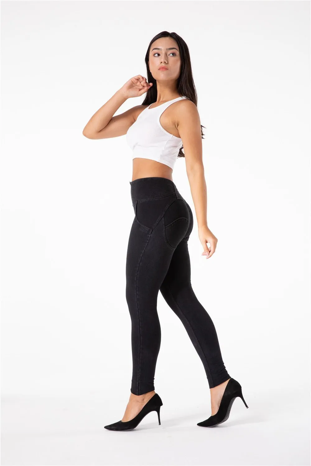 Melody Shaping Pants High Waist Black denim