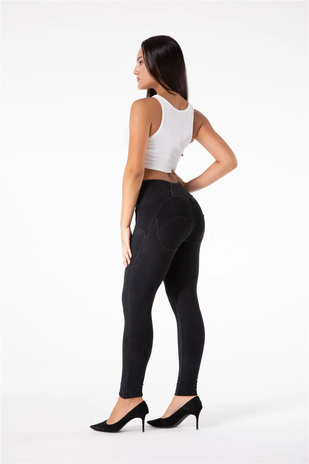 Melody Shaping Pants High Waist Black denim