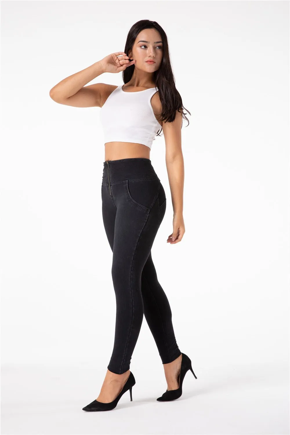 Melody Shaping Pants High Waist Black denim