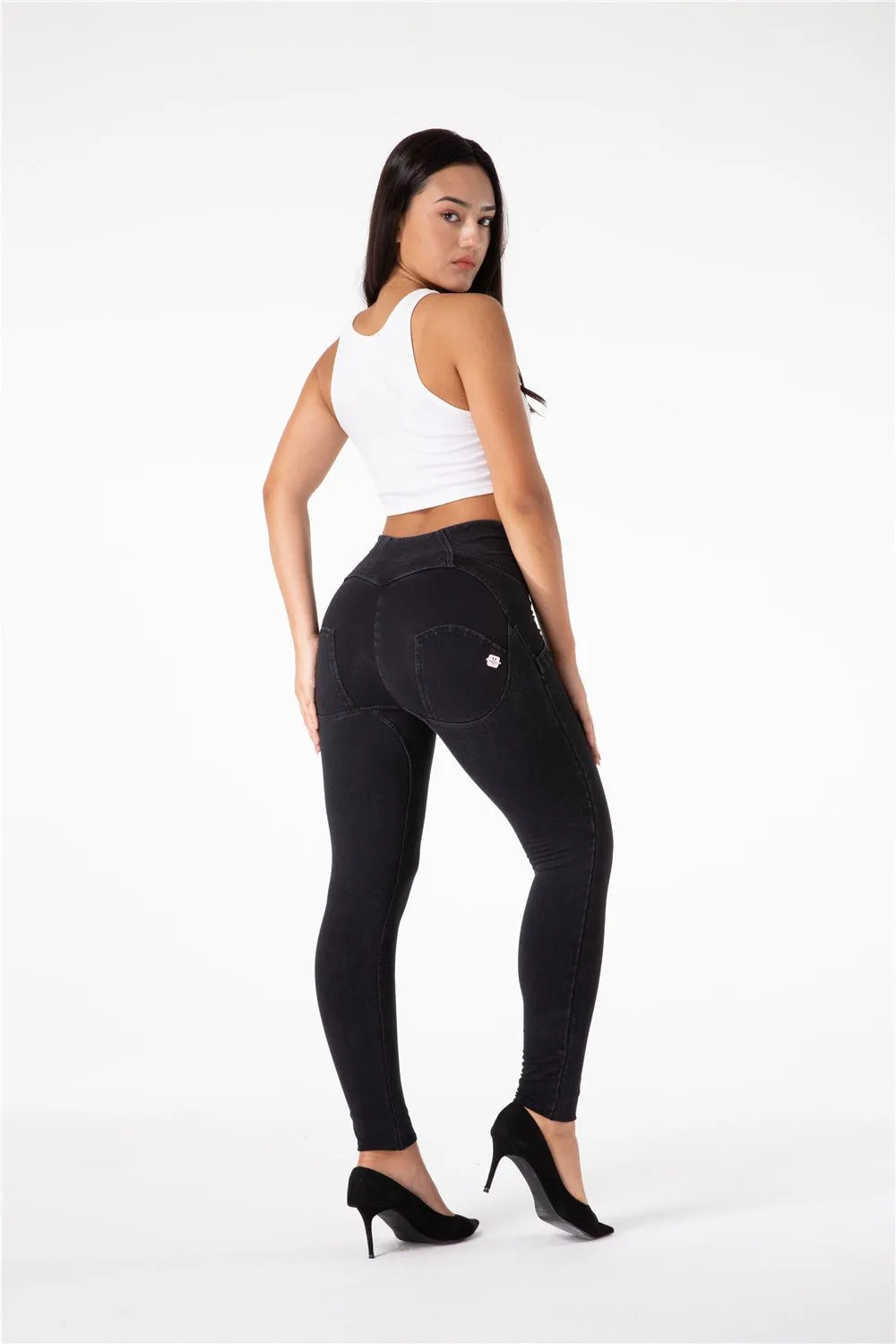 Melody Shaping Pants High Waist Black denim