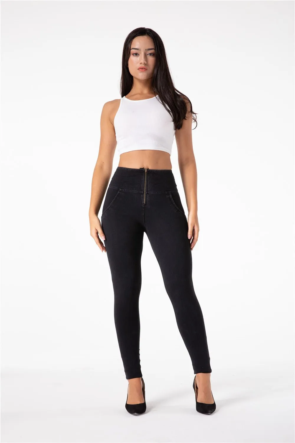 Melody Shaping Pants High Waist Black denim