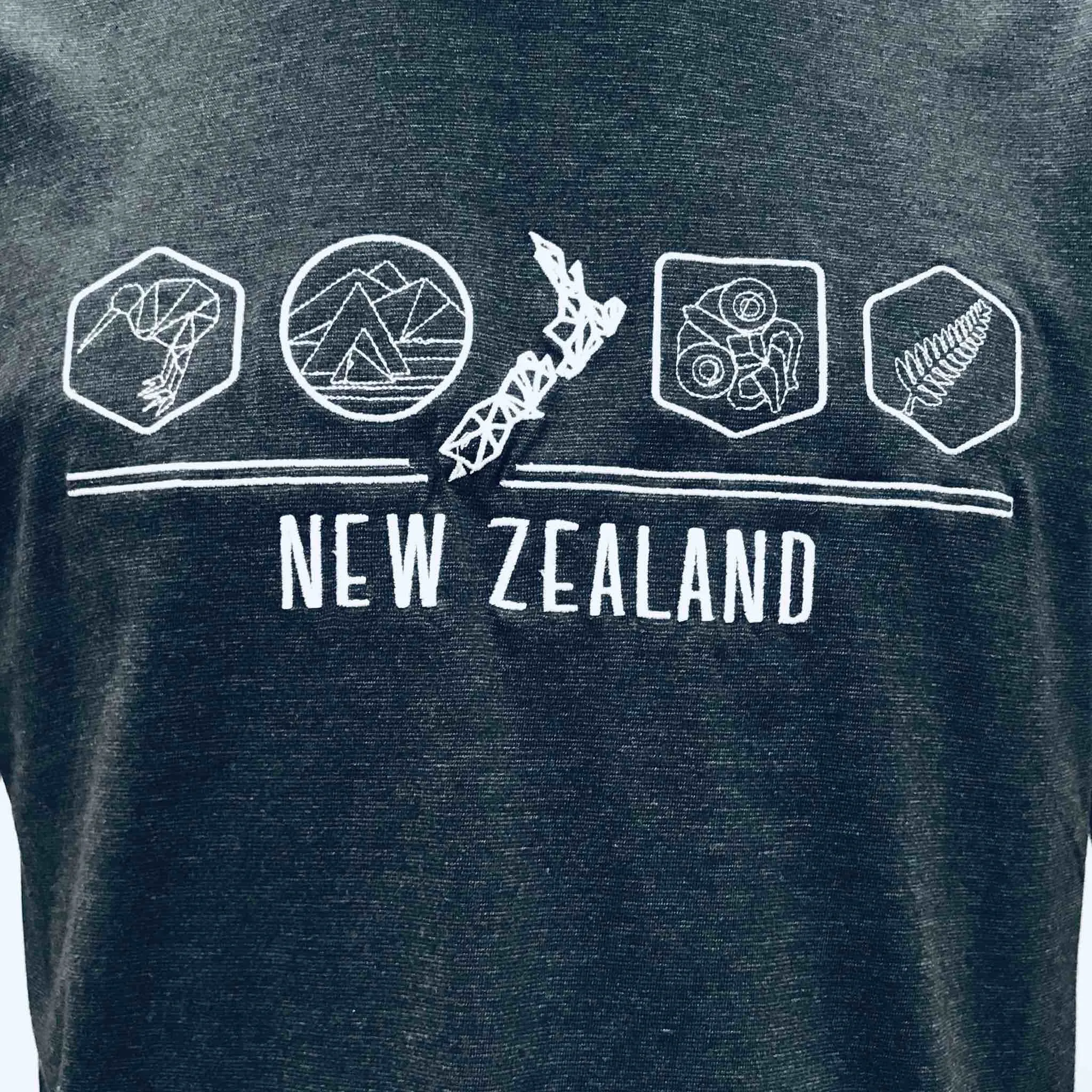 Mens New Zealand T Shirt - New Zealand Icons