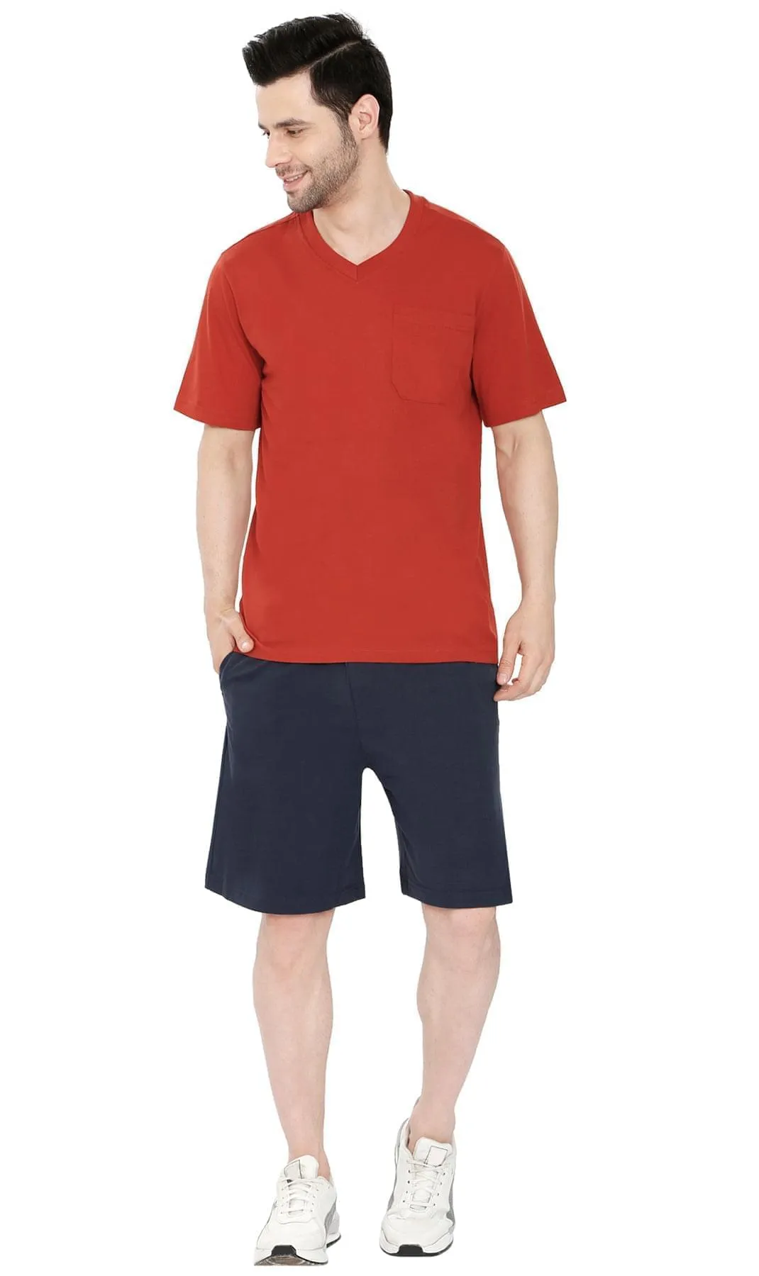Men's V-Neck T-Shirt with Pocket – The Dressier Tee