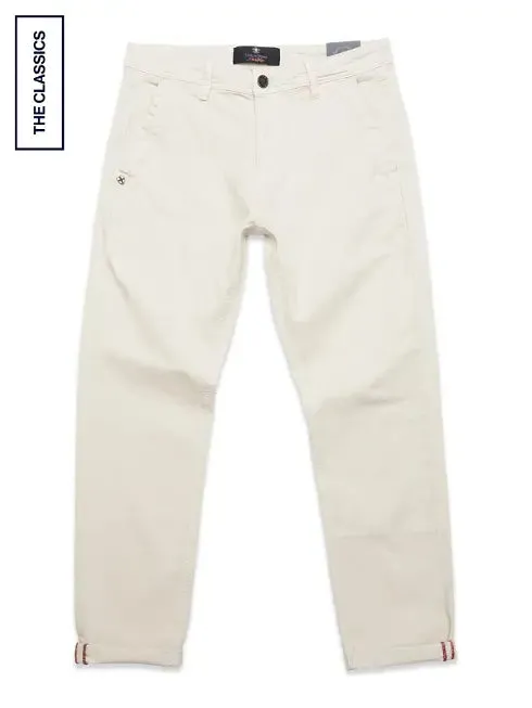MENZO DOBBY CHINO STONE