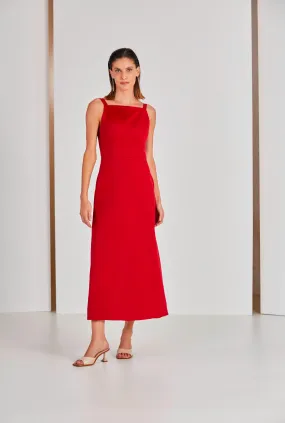 Midi Dress Back Slit