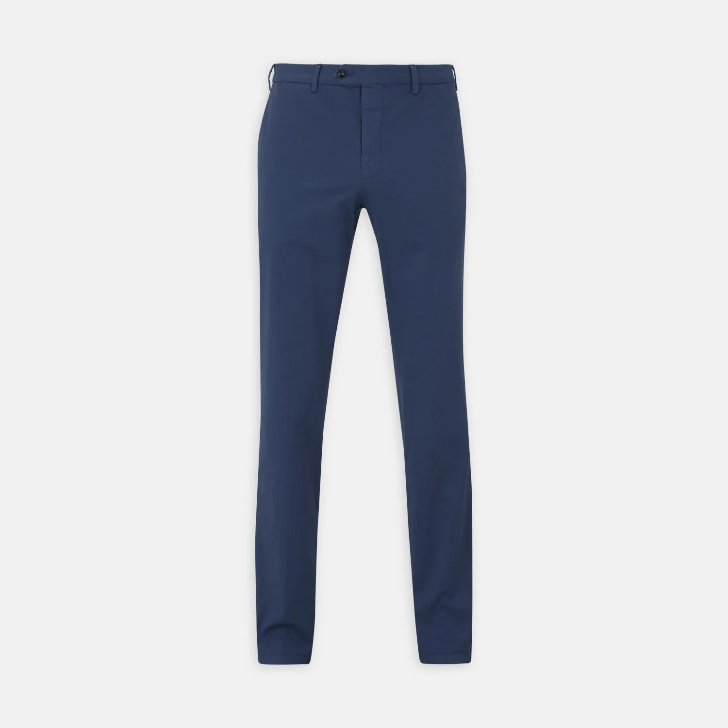 Navy Garment Dyed Cotton Chinos