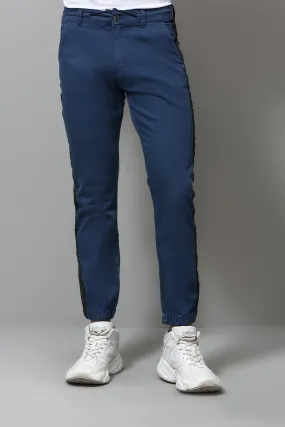 Navy STRIPE chinos