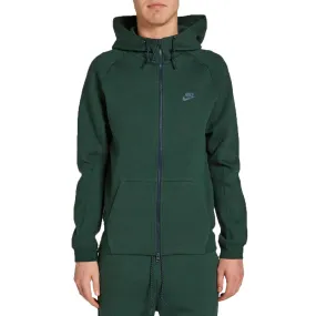 Nike Men's Sportswear Tech Fleece AW77 Full Zip Hoodie Gorge Green-Heather