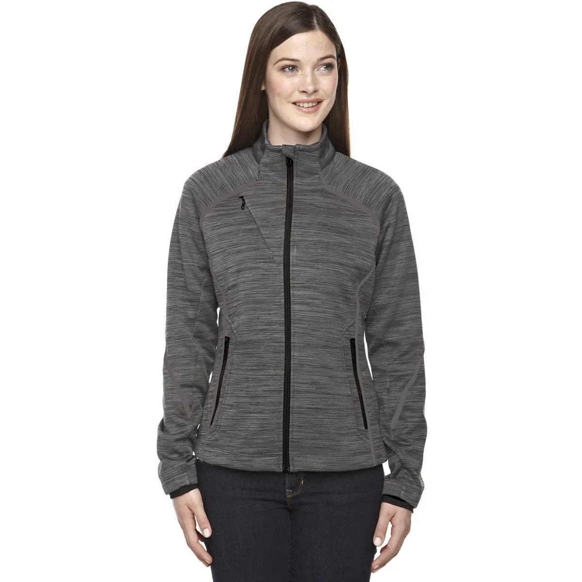 North End Women's Carbon Flux Melange Fleece Jacket