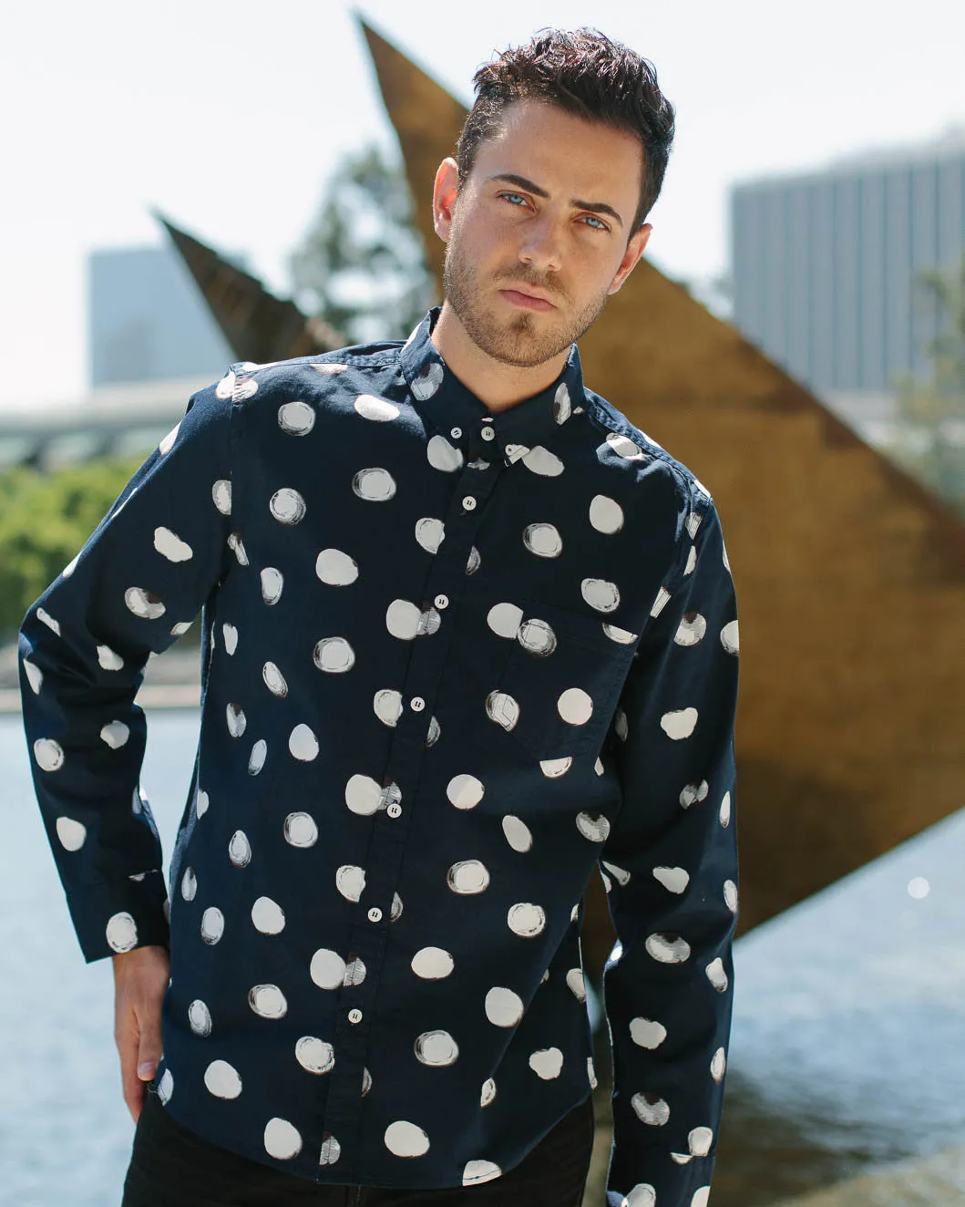 Oxford Lads Imperfect Circle Buttonup