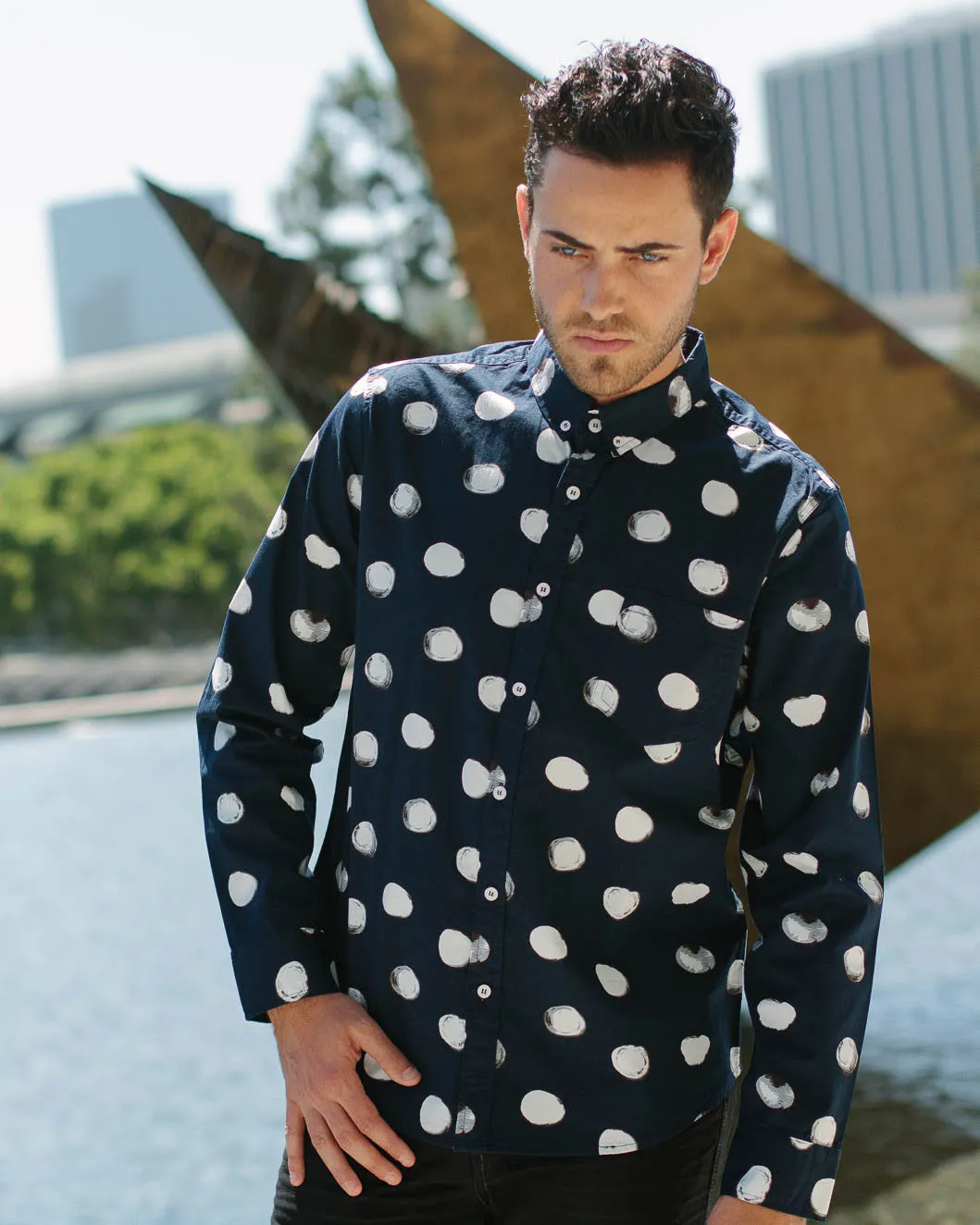 Oxford Lads Imperfect Circle Buttonup
