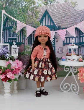 Peruvian Llama - dress and sweater set with shoes for Ruby Red Fashion Friends doll