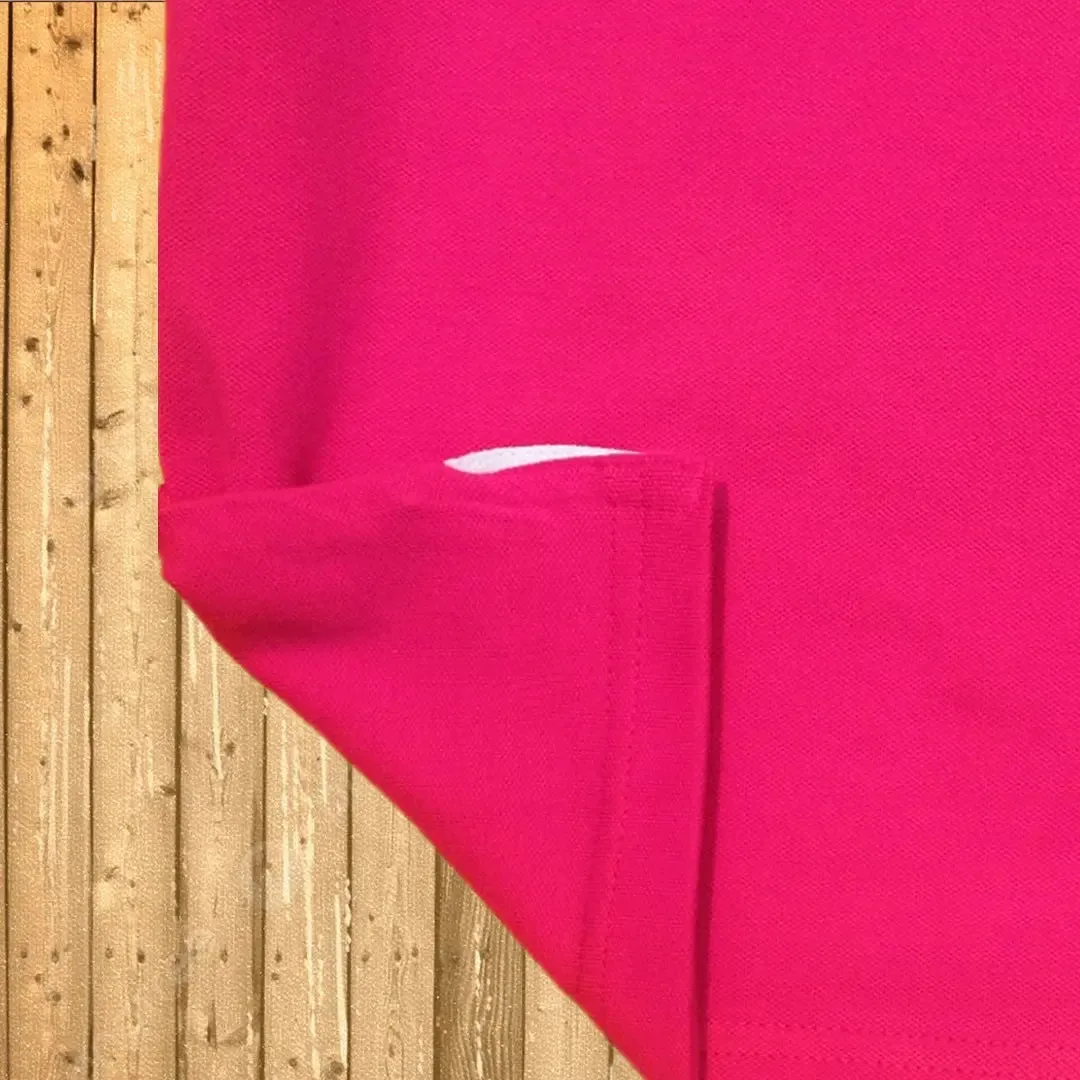 Plain Magenta Pink Polo T-Shirt with Pocket