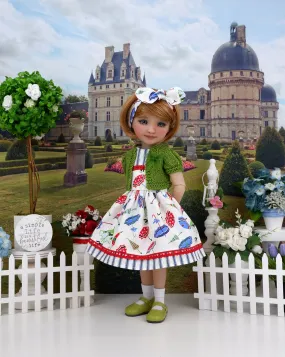 Pretty Parasol - dress and sweater with shoes for Ruby Red Fashion Friends doll