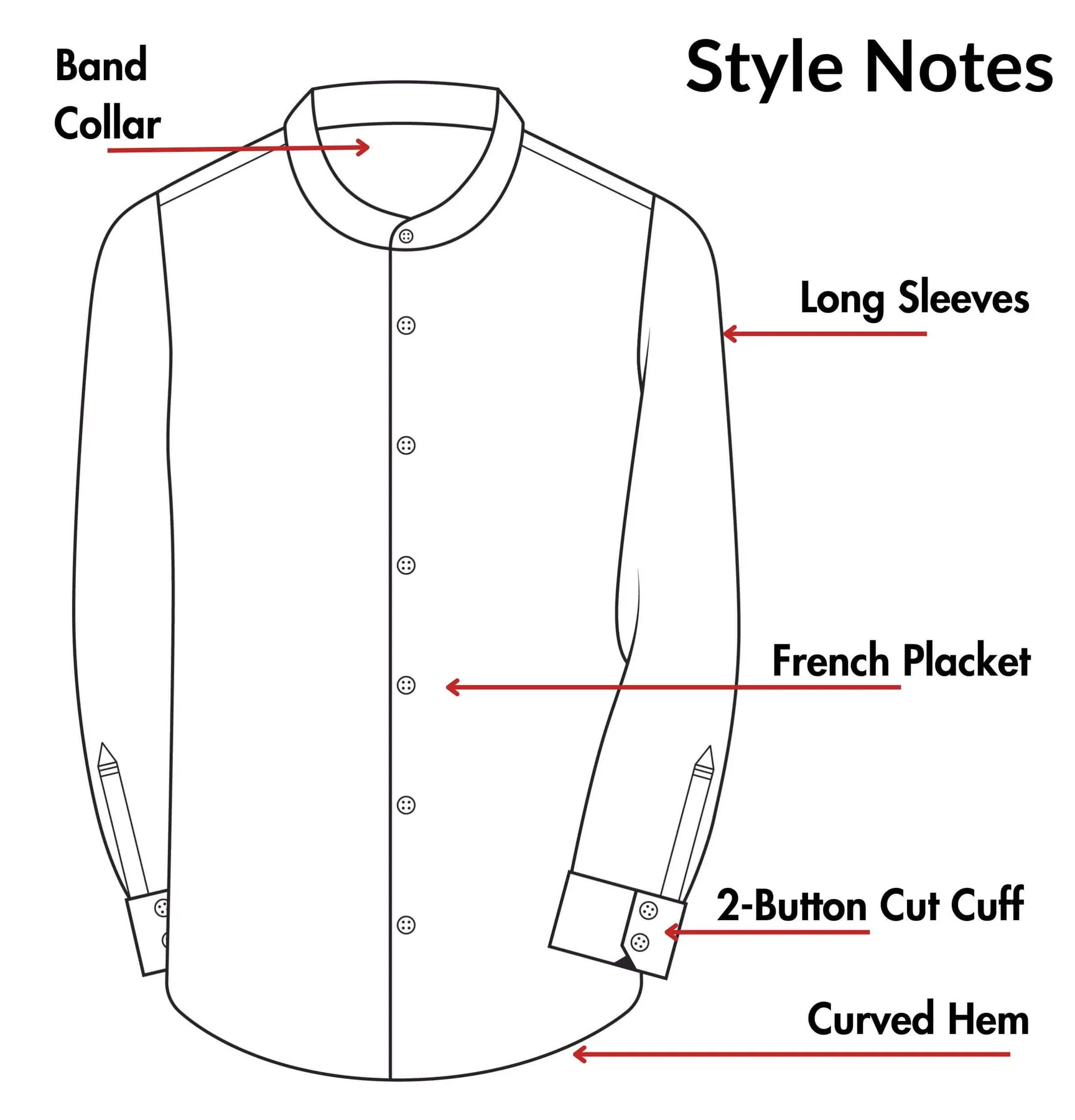 Pure Linen - Band Collar - Light Beige