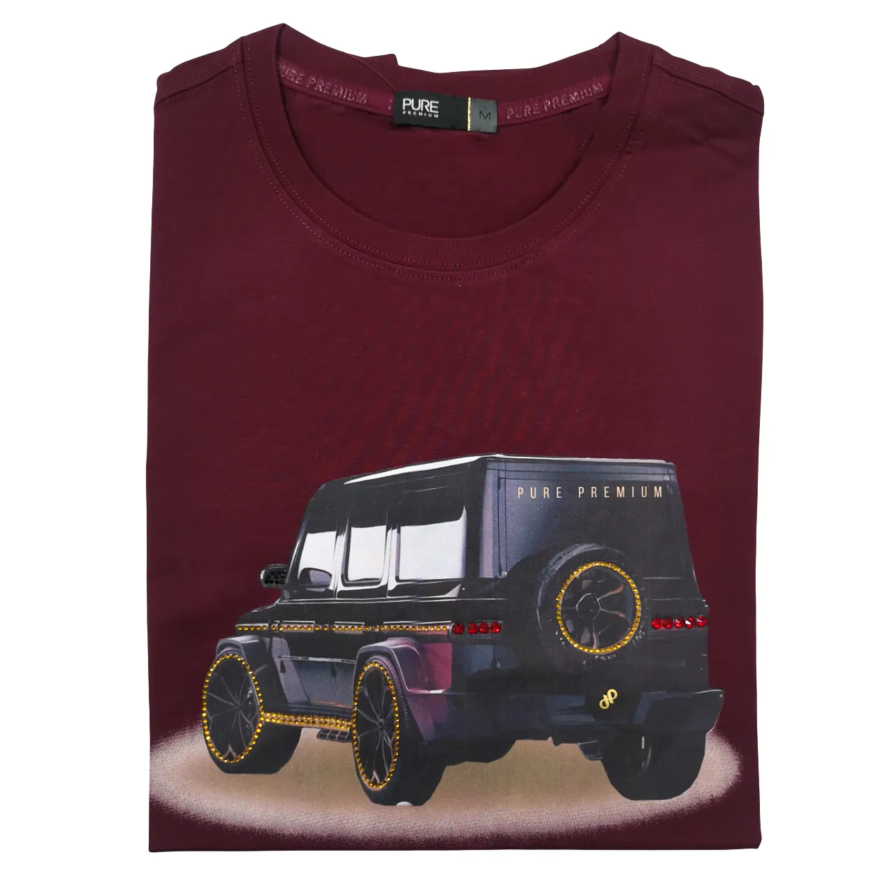 Pure Premium Carro Burgandy T Shirt