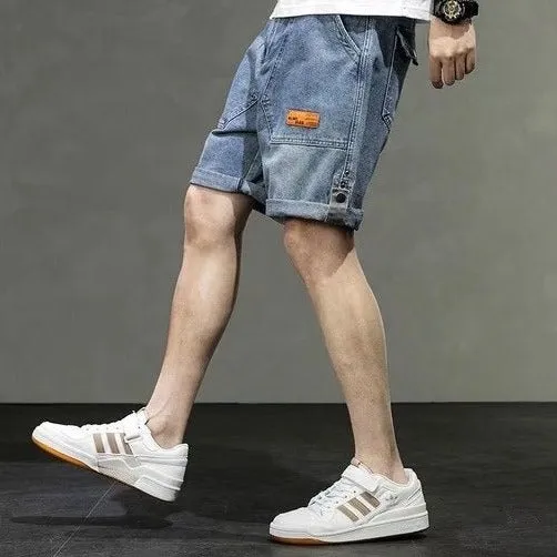 Relaxed Fit Denim Shorts