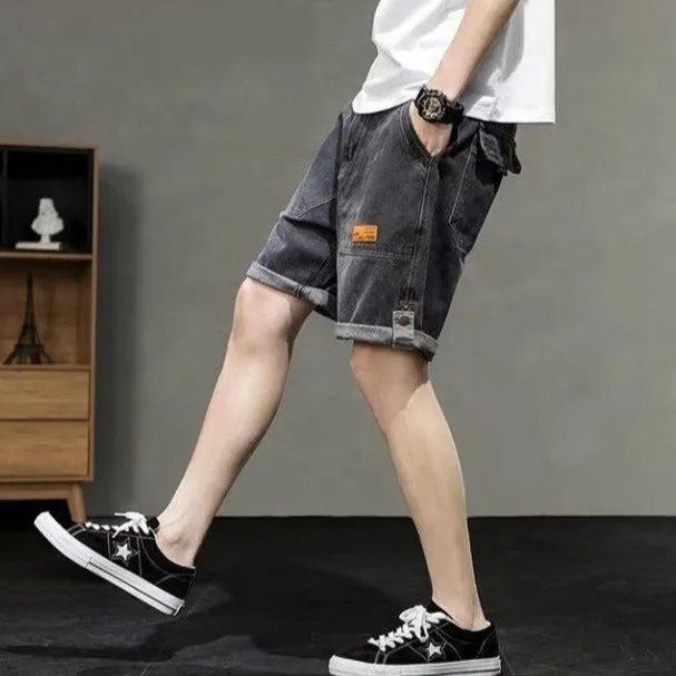 Relaxed Fit Denim Shorts