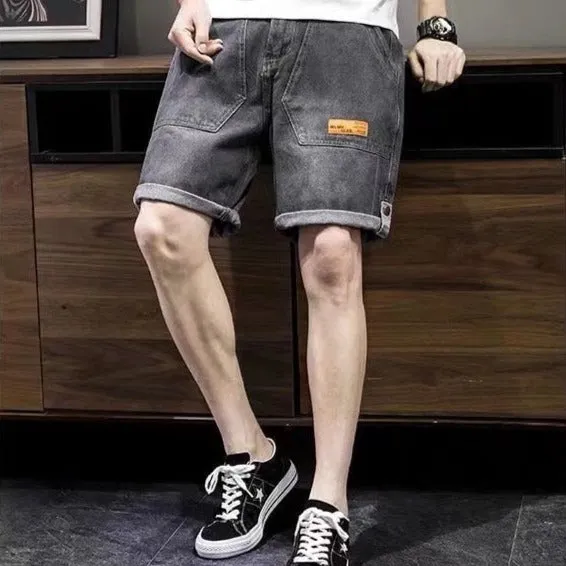 Relaxed Fit Denim Shorts