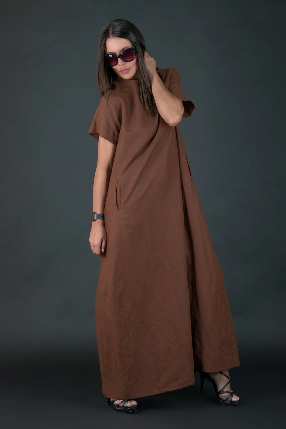 RENEE Long Linen summer Dress