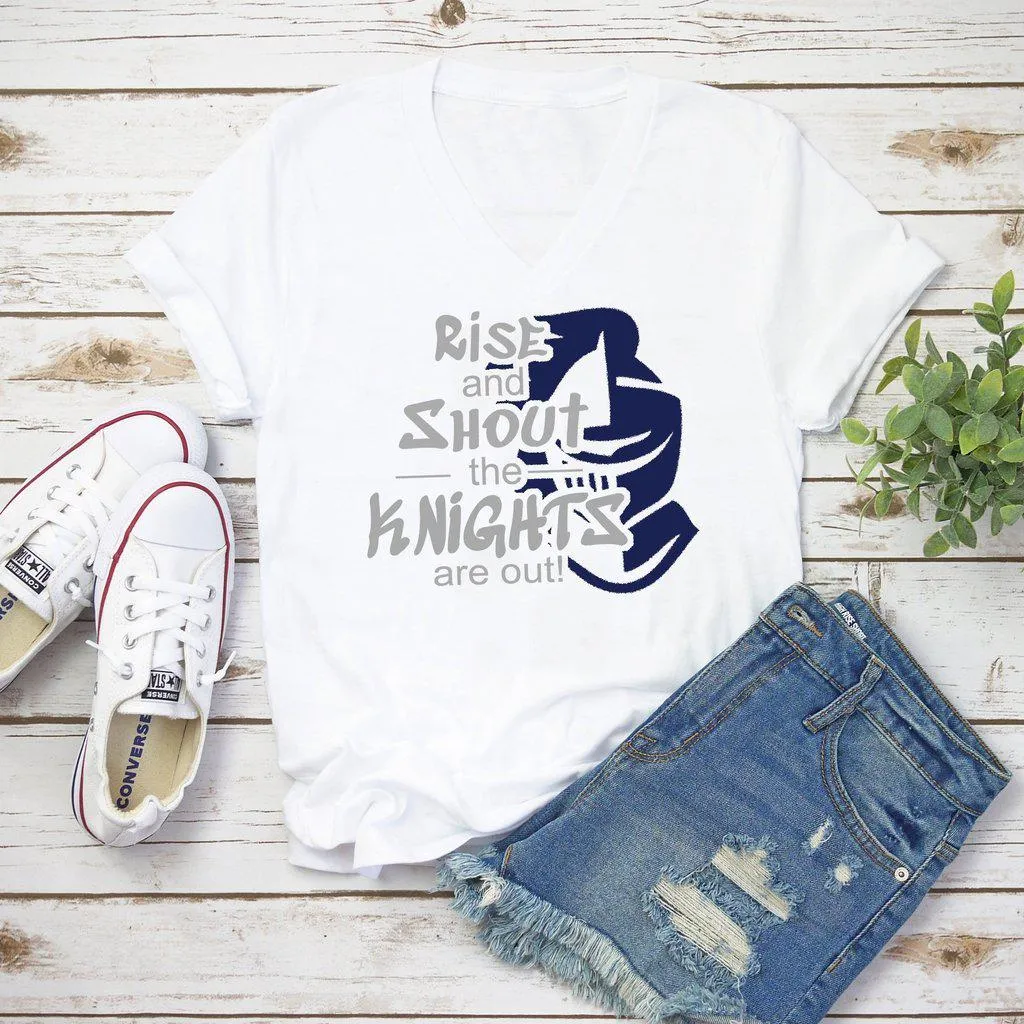 Rise And Shout The Knights Are Out School Pride Spirit Shirt