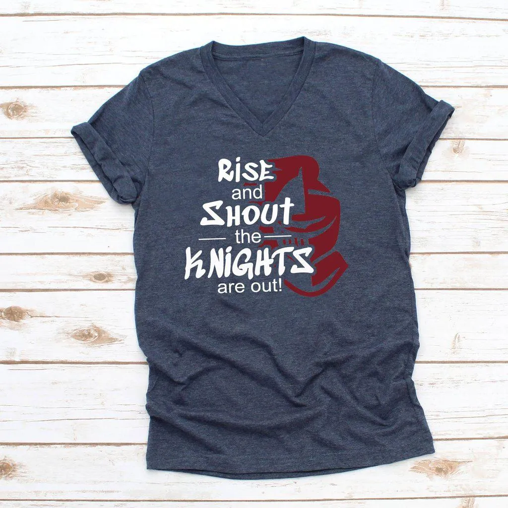 Rise And Shout The Knights Are Out School Pride Spirit Shirt