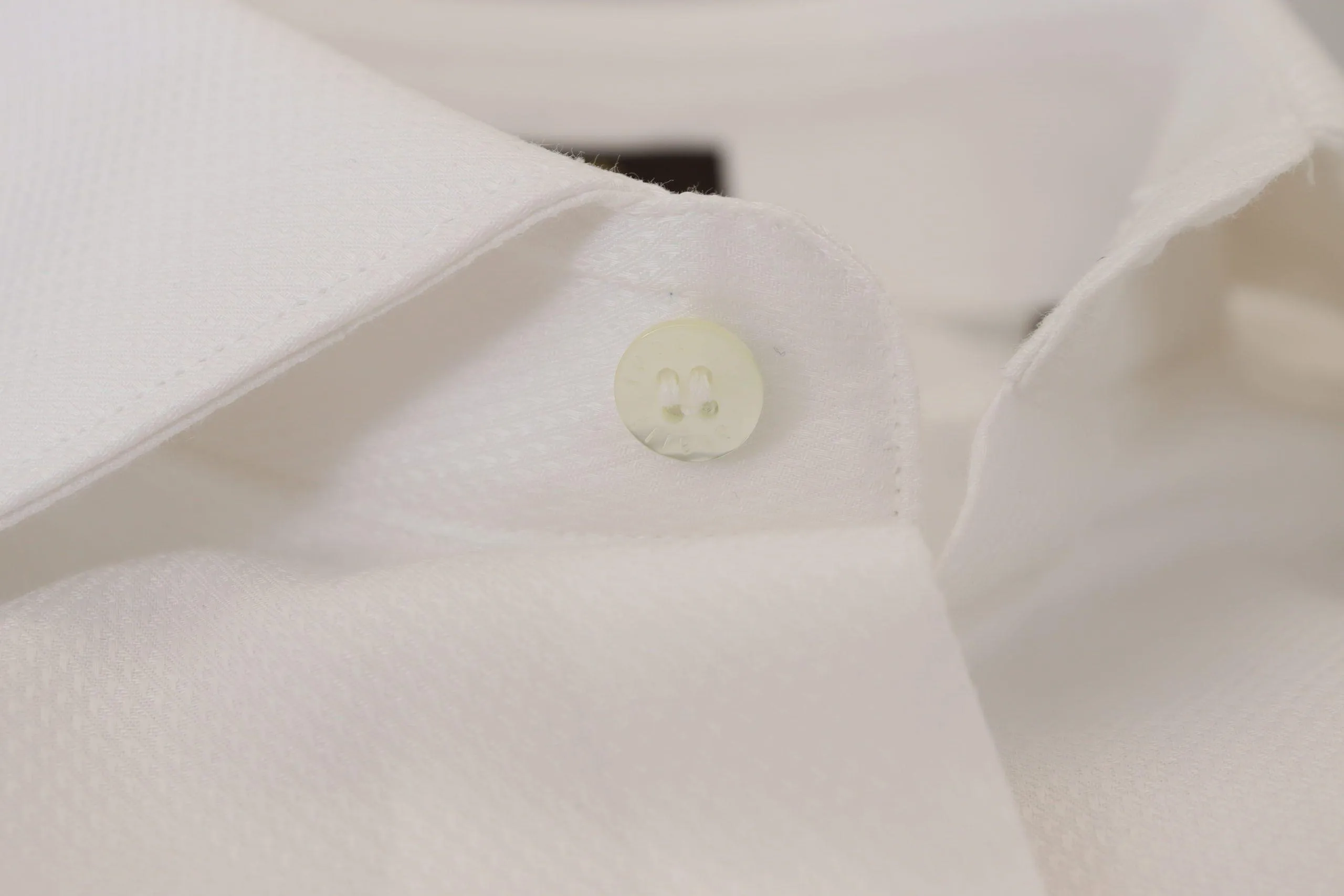 Roberto Cavalli White Cotton Formal Dress Slim Fit Shirt