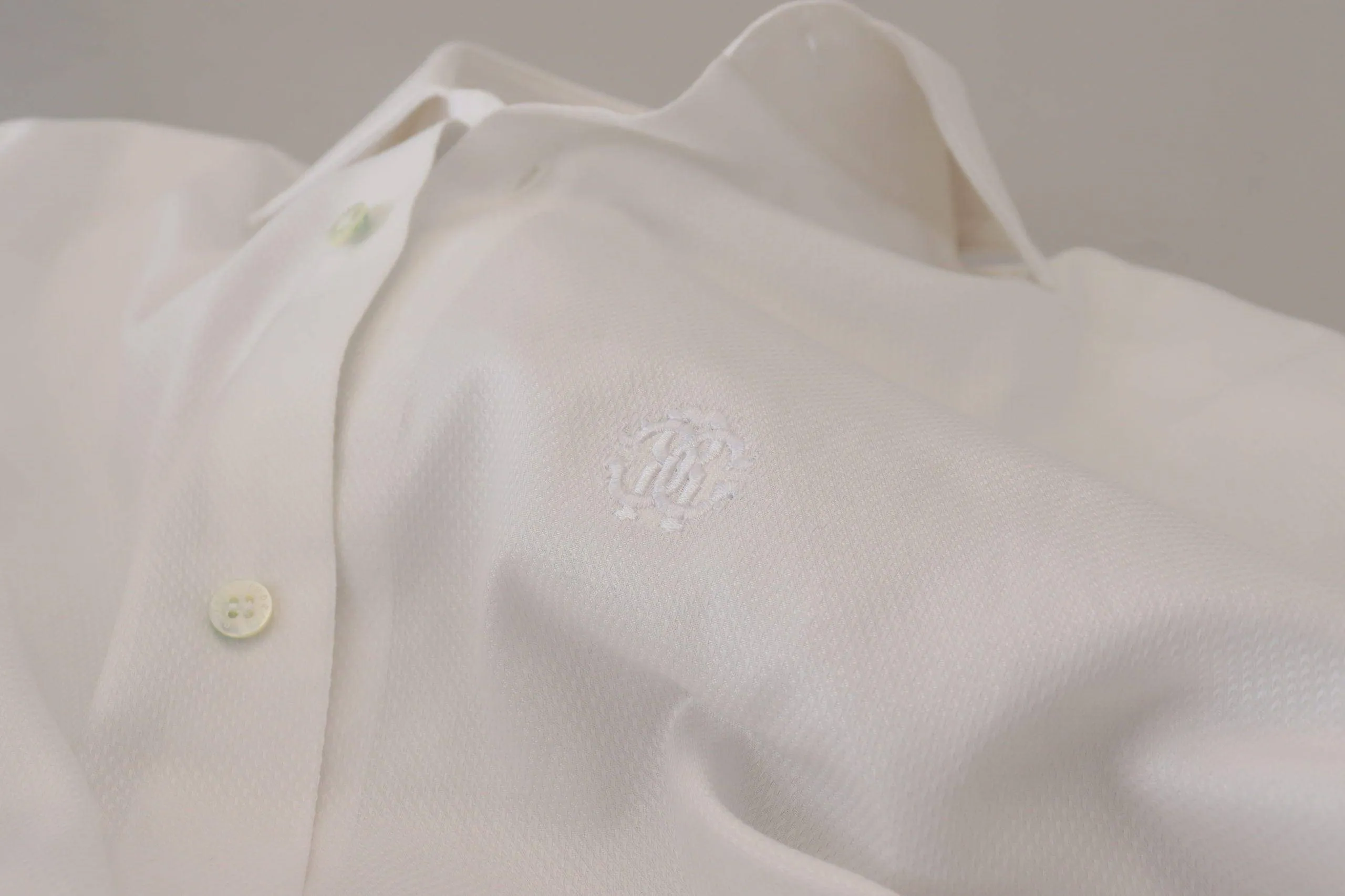Roberto Cavalli White Cotton Formal Dress Slim Fit Shirt