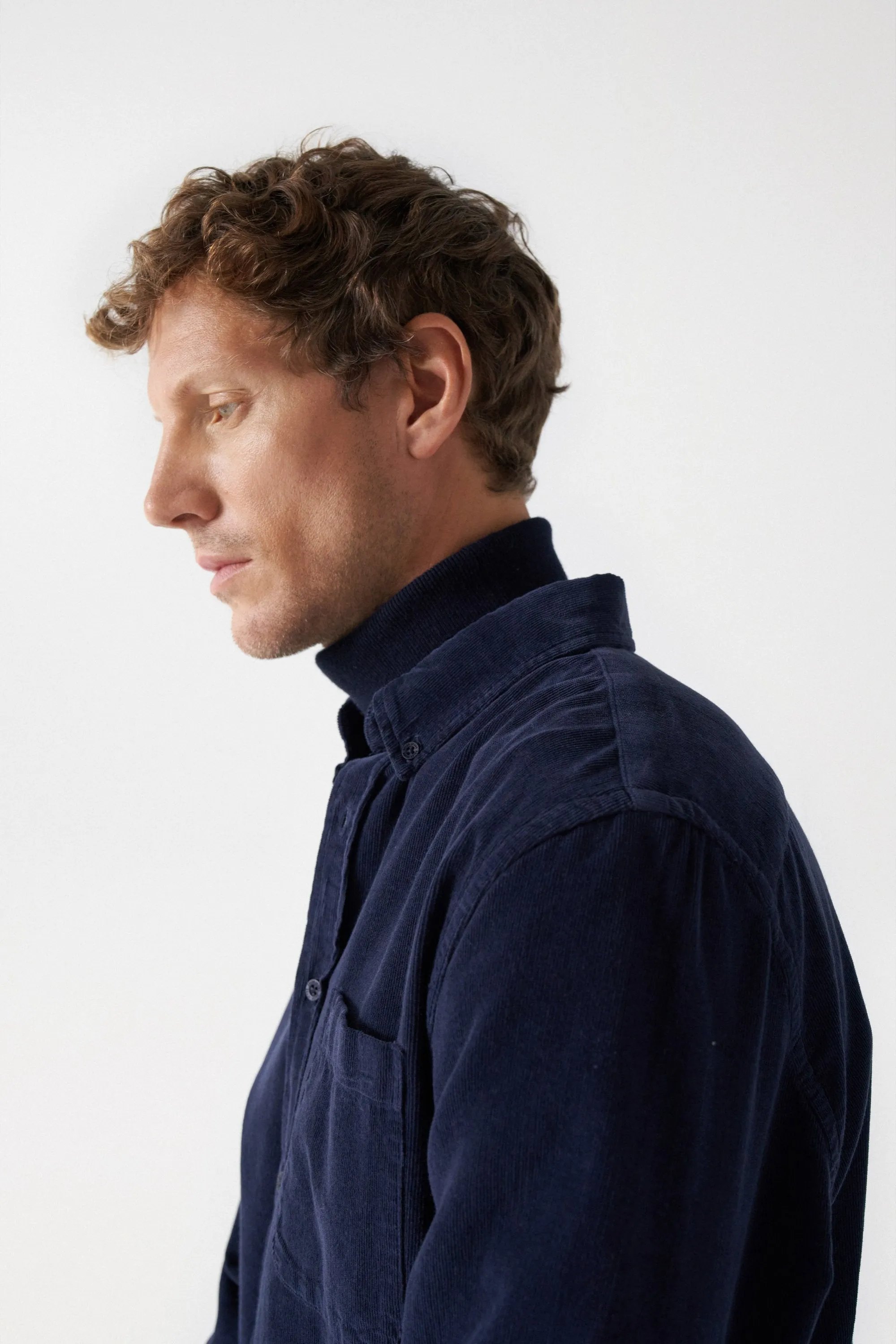 Salsa Corduroy Shirt Navy