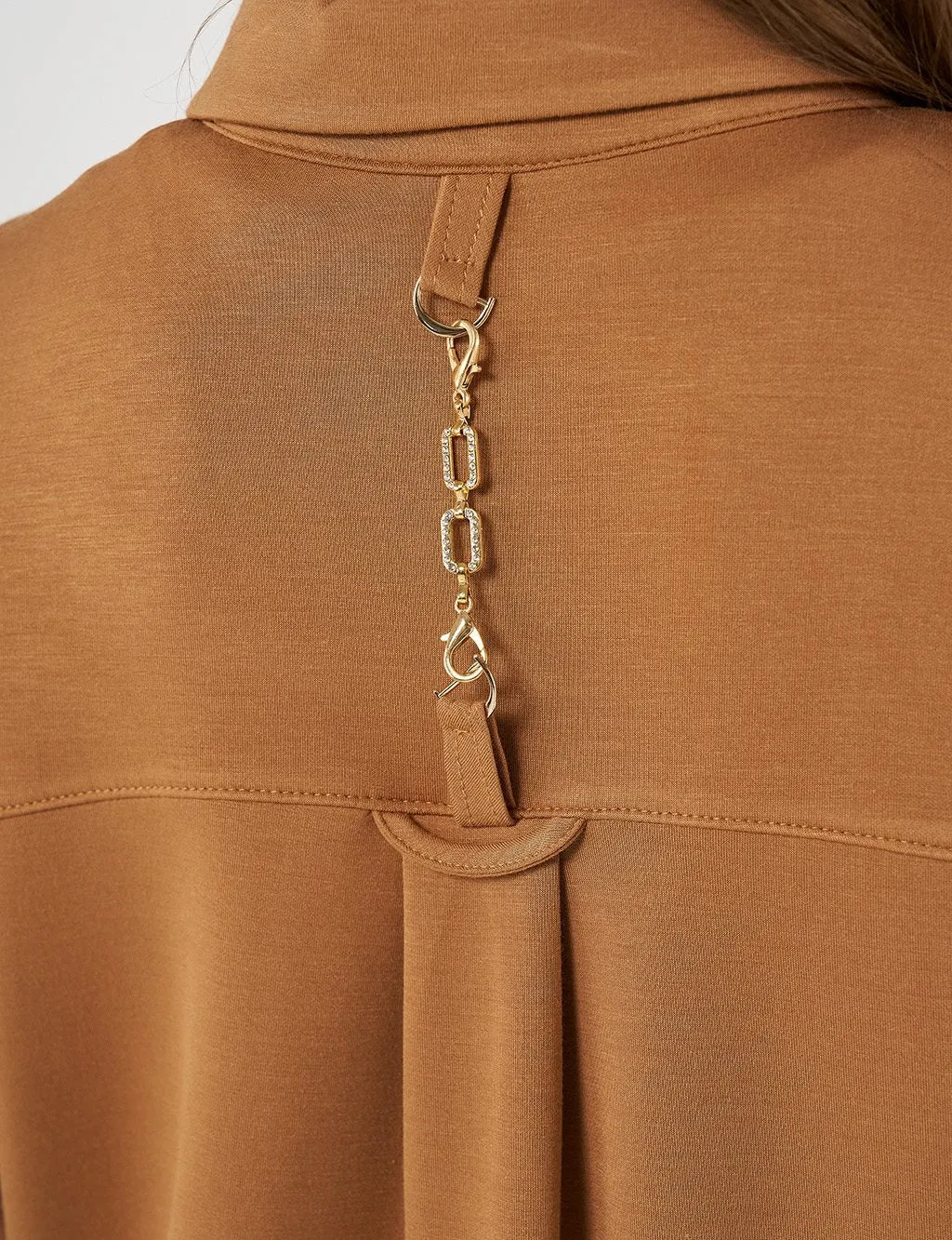 Scuba Double Suit Tobacco with Pocket Details