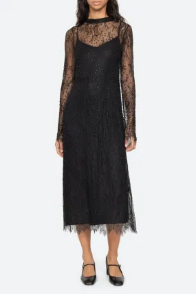 Seraphina Lace Dress | Black