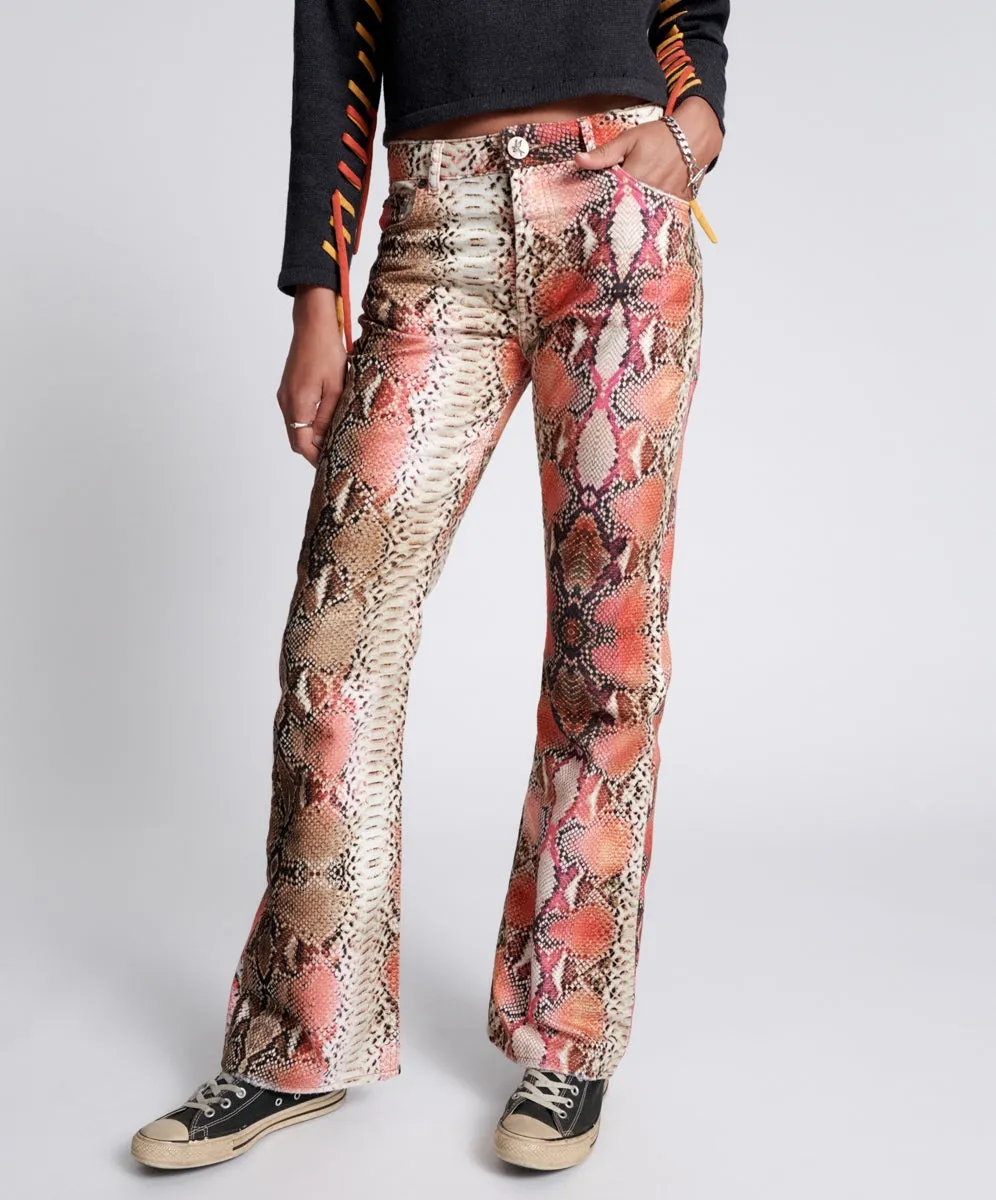 SERPENT CHARLIE SLIM HIGH WAIST BOOTCUT JEANS
