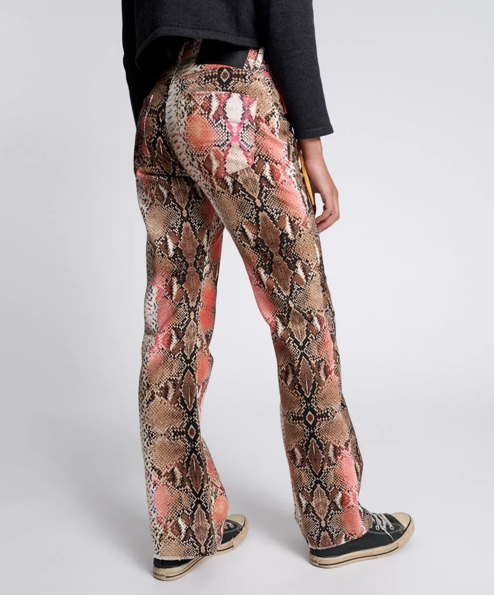 SERPENT CHARLIE SLIM HIGH WAIST BOOTCUT JEANS