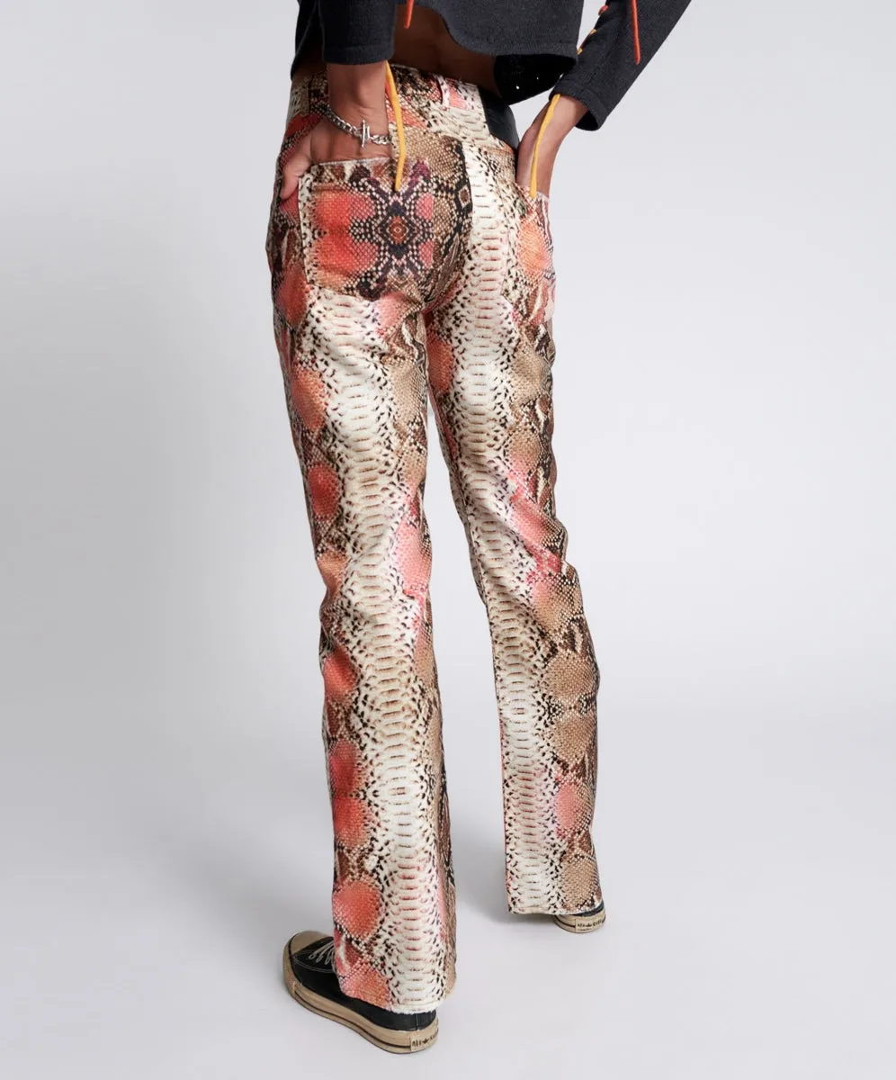 SERPENT CHARLIE SLIM HIGH WAIST BOOTCUT JEANS
