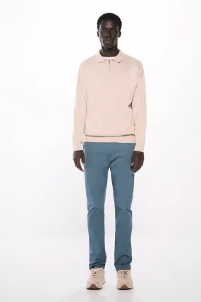 Skinny Fit Chinos Pants - Blue