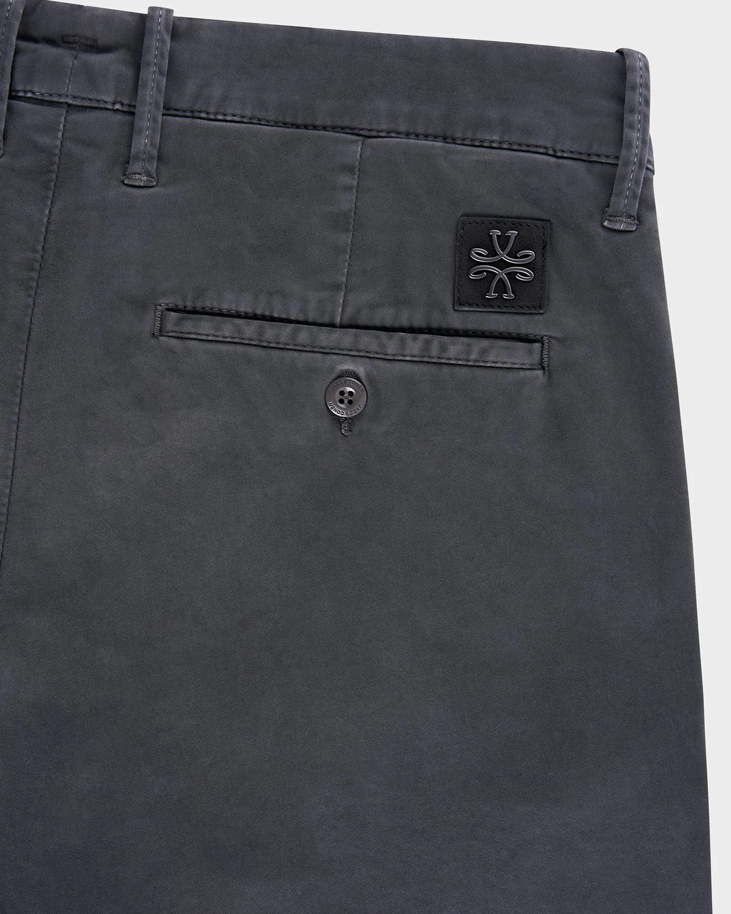 Slate Grey Cotton Lyocell Chinos