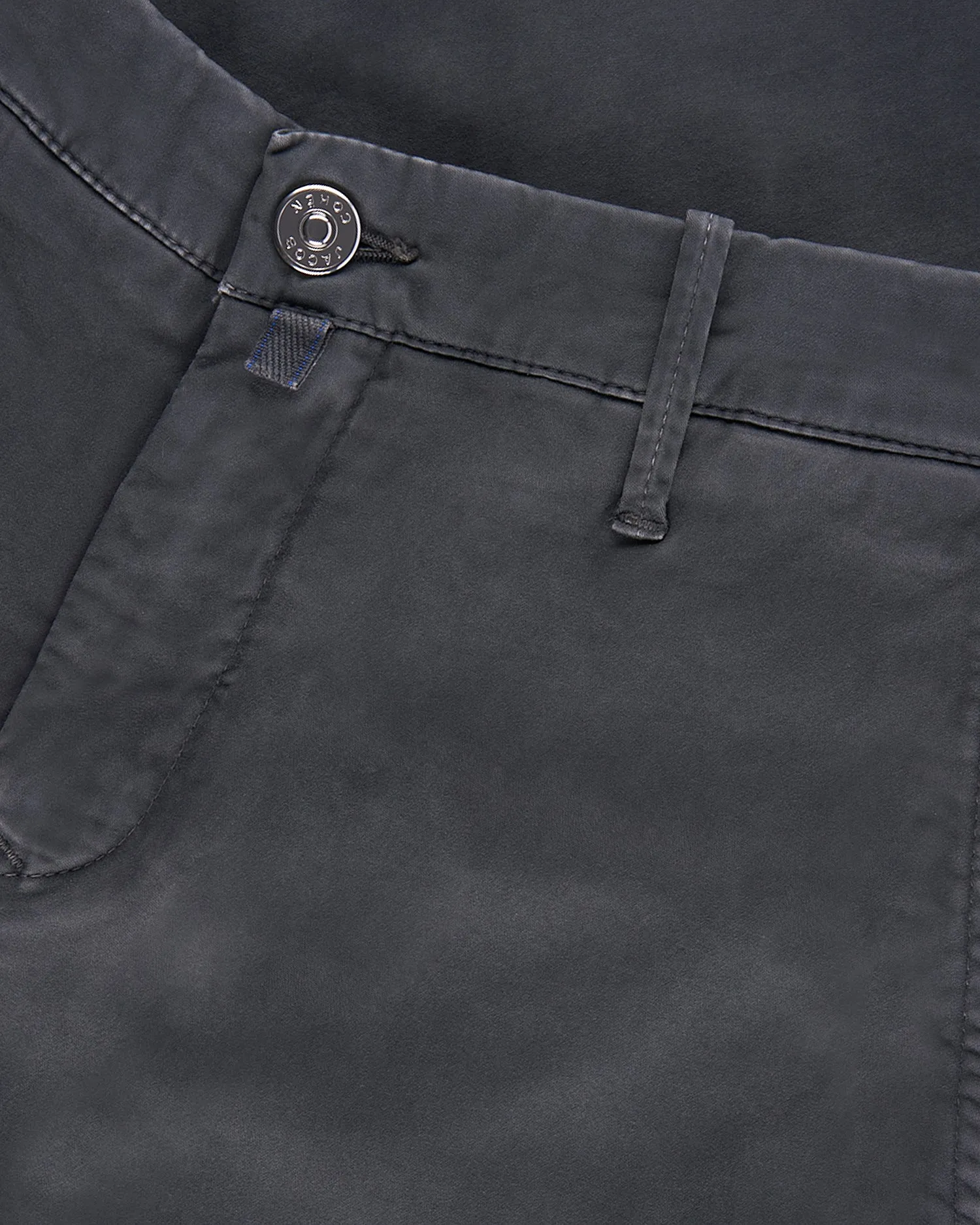Slate Grey Cotton Lyocell Chinos