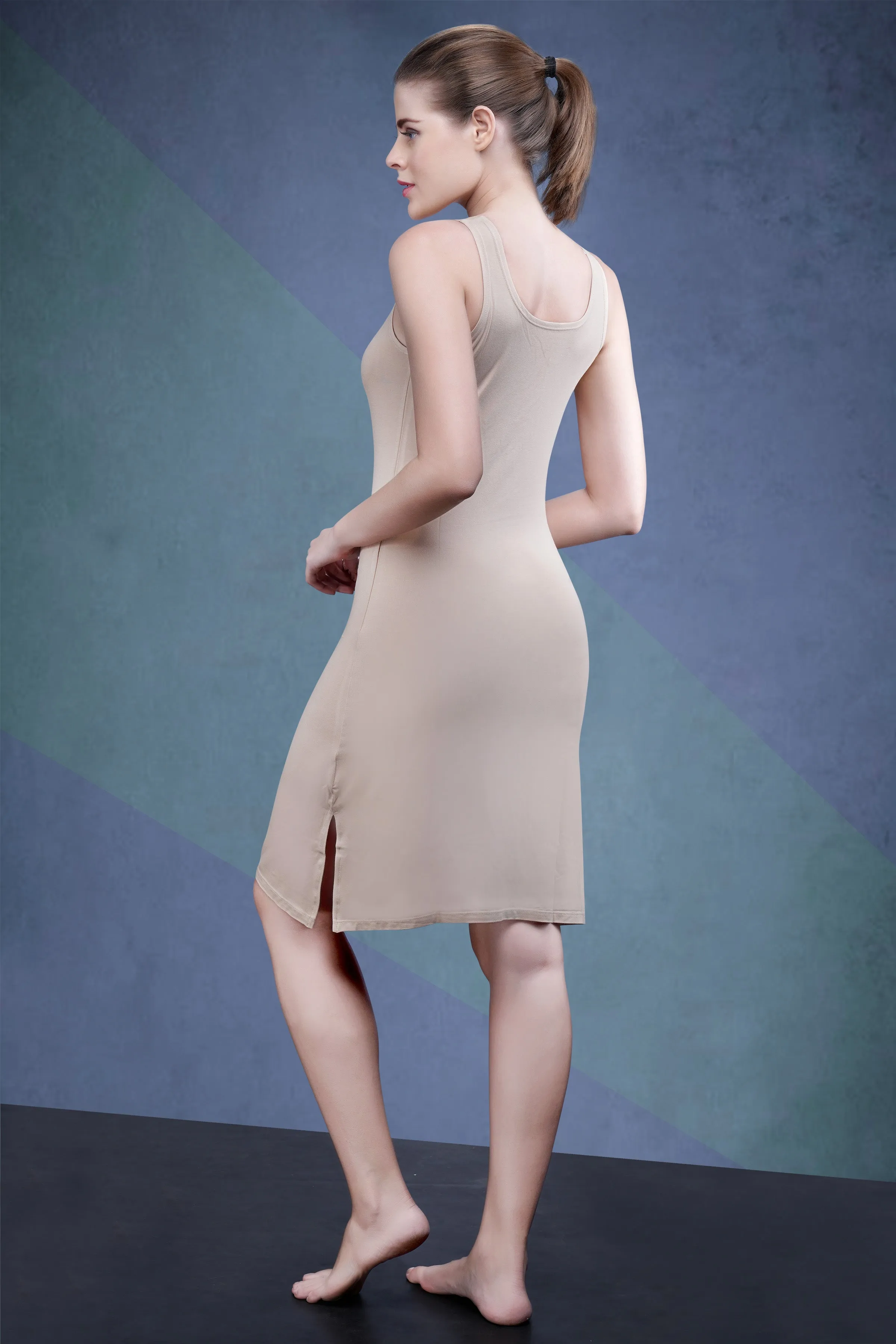 SOFT TOUCH SIDE SLIT FULL SLIP