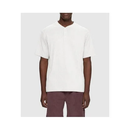 S/S Slub Henley Shirt - Kuwalla