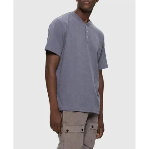 S/S Slub Henley Shirt - Kuwalla