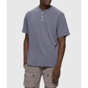 S/S Slub Henley Shirt - Kuwalla