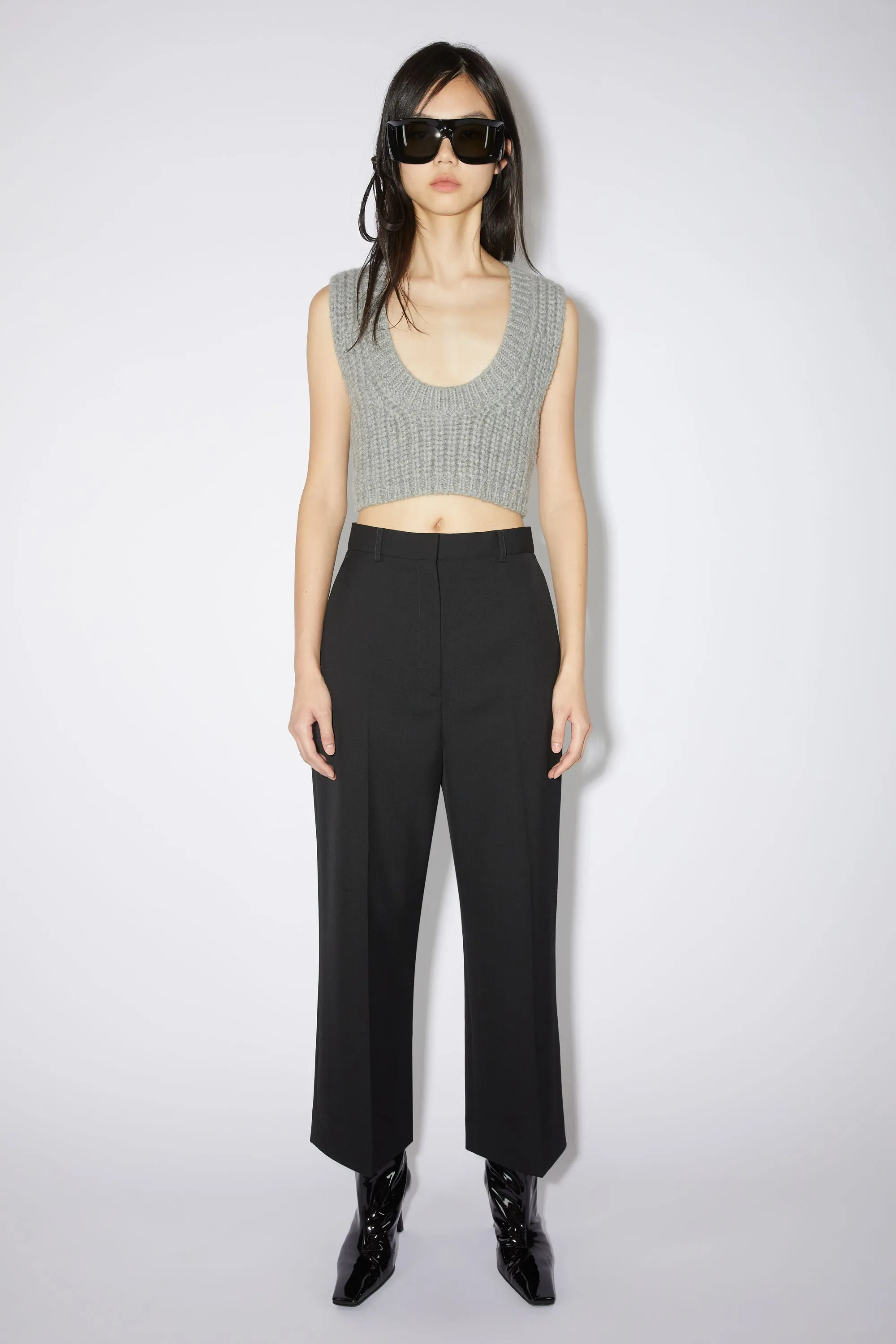 Suit Pants, Black, Pants