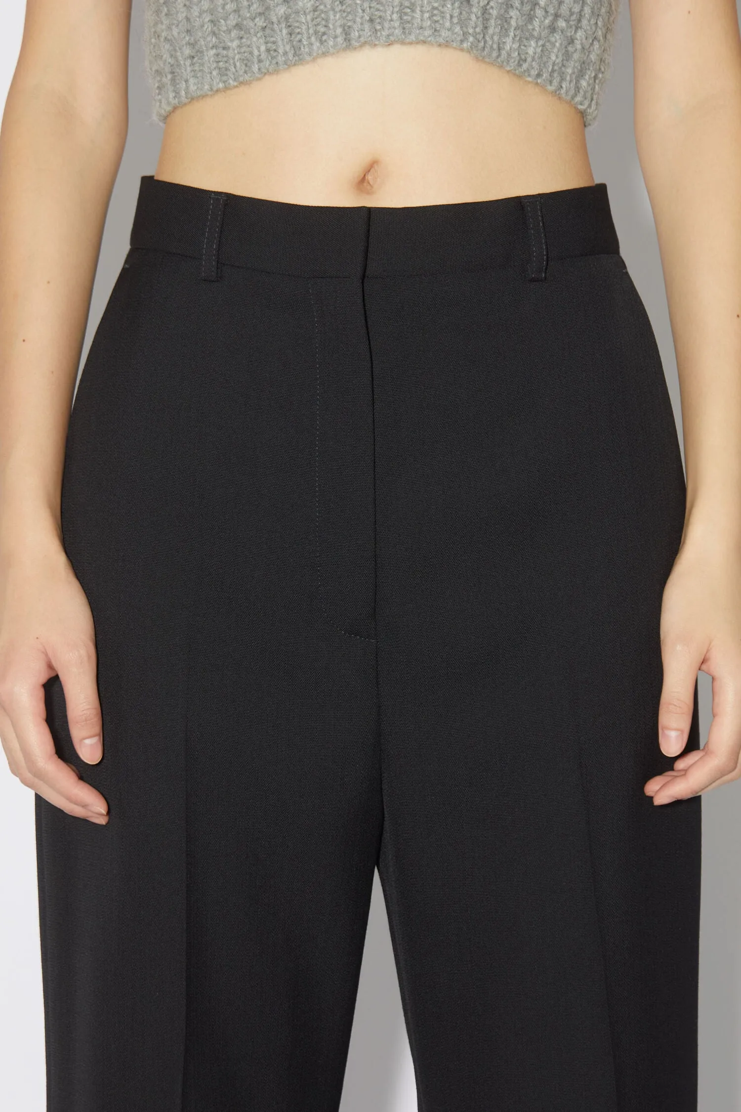 Suit Pants, Black, Pants