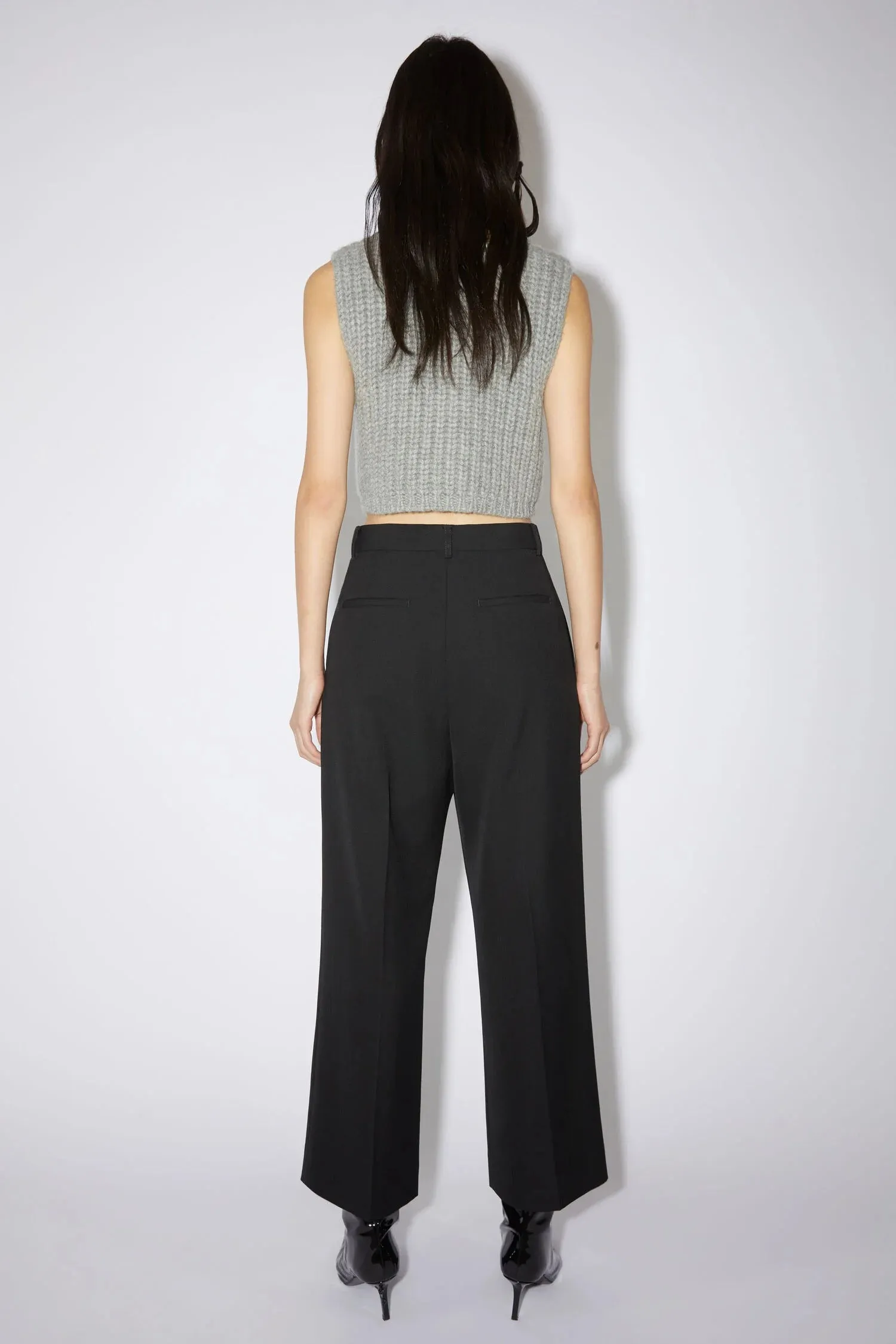 Suit Pants, Black, Pants