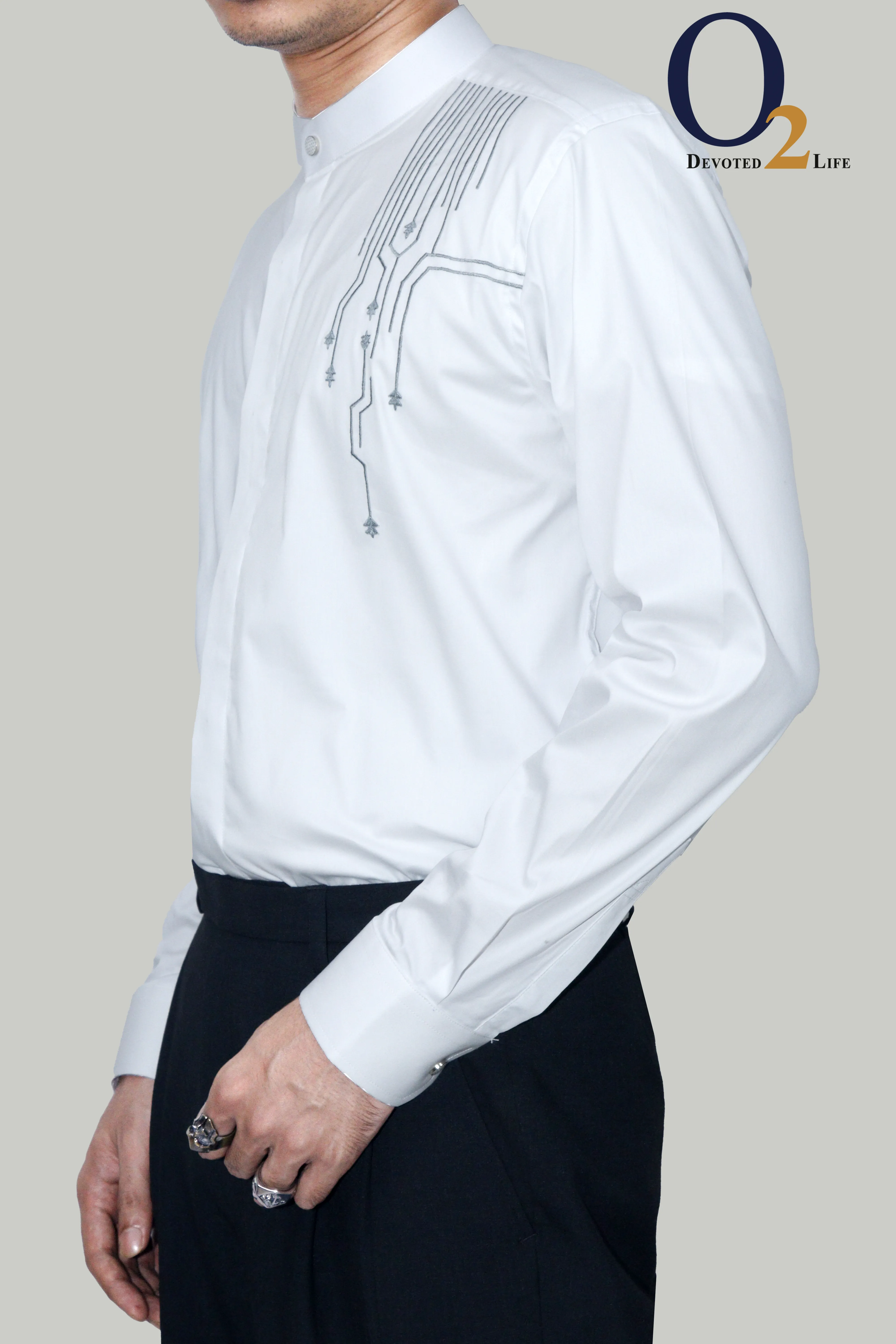 Suiting Embroidered shirt