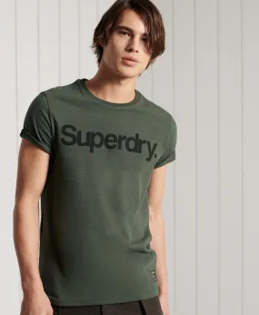 Superdry Military Graphic T-Shirt - Olive Black Feeder