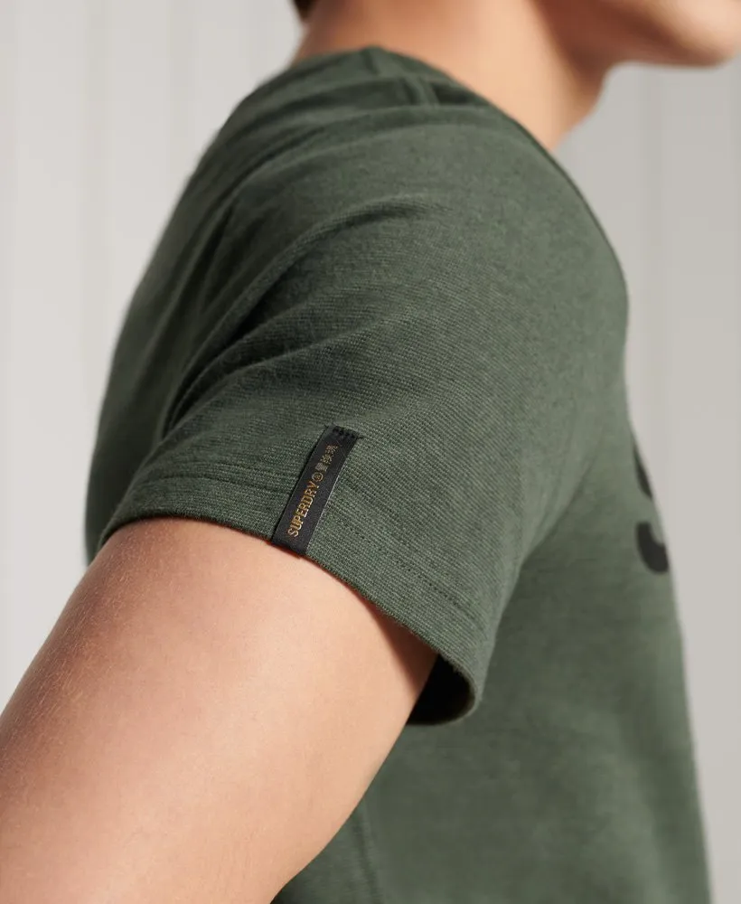 Superdry Military Graphic T-Shirt - Olive Black Feeder